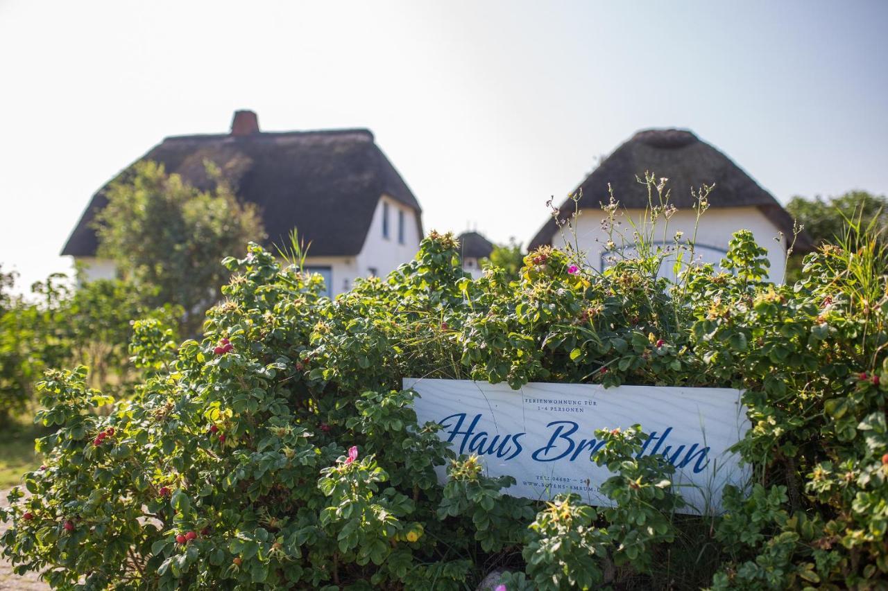 Haus Bräätlun Ferienwohnung Bräätlun 3 Norddorf auf Amrum Exterior foto